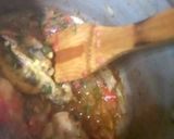 A picture of step 1 of Meat paella and chicken, fish.