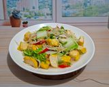 Foto langkah ke 3 dari resep Tumis Tahu Toge & Sawi.
