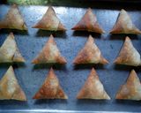 A picture of step 3 of Baked Chocolate Samosa#festivecontest_Kisumu.