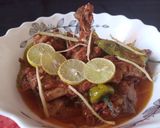A picture of step 6 of Peshawri karahi.