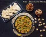 A picture of step 12 of Soya Chunk Curry Masala.