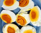 Hình bước làm 4 của món CHÁO TRẮNG, TRỨNG MUỐI, CỦ CẢI KHÔ, CÁ KHÔ