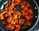 Foto del paso 5 de la receta: Bacalao en salsa de sobrasada y miel con puré de patatas