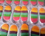 Foto langkah ke 1 dari resep Lidah kucing rainbow.
