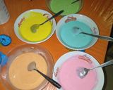 Foto langkah ke 6 dari resep Mini rainbow roll cake.