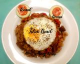 Foto langkah ke 6 dari resep Telur Ceplok Tabur Basil.
