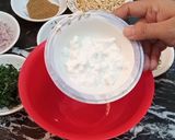 A picture of step 7 of Shikum Puri kebab🍘.