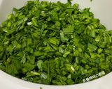 A picture of step 2 of Chive and Rice Paper Egg Pancakes.