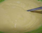 A picture of step 3 of Khaman dhokla.