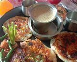 A picture of step 1 of Uthappam.
