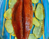 Foto del paso 13 de la receta: Lomo de bonito marinado en sal granulada y fish masala