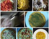 A picture of step 1 of Mango Chesse Khakhra.