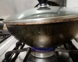 A picture of step 3 of Mutton white karahi.