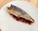 Foto del paso 3 de la receta: Trucha asalmonada rellena de jamón en Airfryer