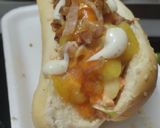 Foto del paso 12 de la receta: Perrito🌭caliente🥓de pollo🍗y tocineta🌭hawaiano🍍