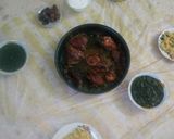 صورة لخطوة 4 من وصفة صينيه رز وملوخيه