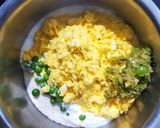 A picture of step 1 of Sweet Corn Dhokla.