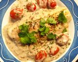 Foto del paso 9 de la receta: Bacalao con Salsa de Leche de Coco, Lima, Puerros y Cebollas