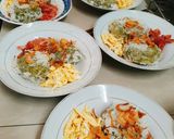 Hình bước làm 3 của món Xôi khúc lá dứa