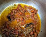 A picture of step 5 of Lauki chana dal.