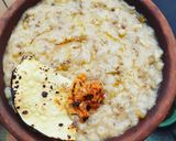 A picture of step 1 of Green Gram Porridge.