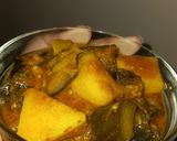 A picture of step 3 of Baingan Aloo Mix.