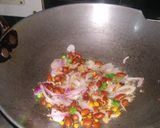 A picture of step 2 of Red Poha Upma.