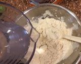 A picture of step 7 of Key Lime white Chocolate Macadamia Nut mug cake.