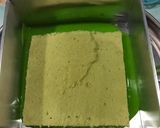 Gambar langkah 8 resipi Kek pandan layer.