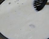 A picture of step 1 of Ras malai pasta siwaiyan.