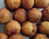 A picture of step 7 of Crispy Gulab jamun Balls.