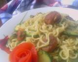 Stir fry sausage Noodles recipe step 10 photo