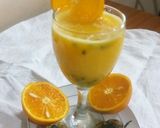 A picture of step 1 of Orange passion spritzer.