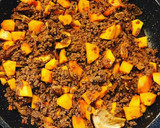 Cremige Polenta mit Hackfleisch-Kürbis-Ragout Rezeptschritt 4 Foto