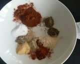 A picture of step 1 of Blackened Cajun Chicken.