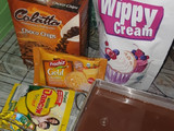 Puding coklat whippy cream vla vanila custard