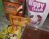 Foto langkah ke 3 dari resep Puding coklat whippy cream vla vanila custard.