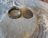 A picture of step 7 of QF (Quick Fix) Basic Biscuits (Cinnamon/Blueberry variations).