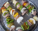 Foto del paso 5 de la receta: Souvlaki (Brochettes de cerdo)