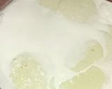 A picture of step 3 of Nolen Gurer Chitai Dudh Pithe.