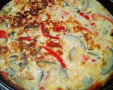 Foto del paso 5 de la receta: Tortilla de calabacín y pimiento rojo