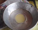A picture of step 1 of Zebra cake.