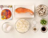 鮭魚玉子雜炊的食譜步驟1照片