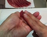 A picture of step 12 of Traditional Tuna Nigiri Sushi.