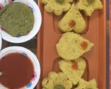 A picture of step 6 of Oats idli.