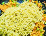 A picture of step 6 of “SCRABBLED EGG Noodles”.