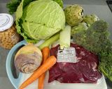 Foto del paso 1 de la receta: Potaje de verduras y tudanca