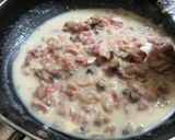 A picture of step 3 of Cream of Mushroom Soup.