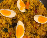 Foto del paso 4 de la receta: Arroz con verduras, gambas y mejillones