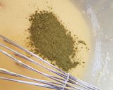 Une image de l'étape 4 de Cake marbré choco-matcha.